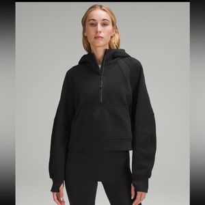 Lululemon Scuba Oversized Half Zip Hoodie XL/XXL Black